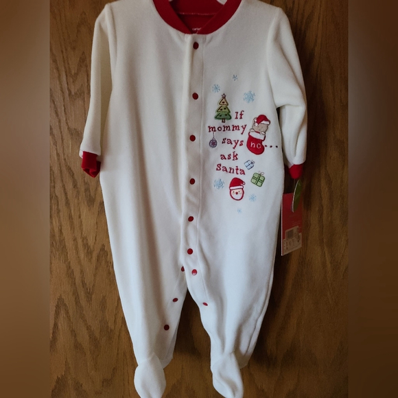 Carter's Other - Carter's Holiday Snap-Up Sleeper Outfit 6 Mos